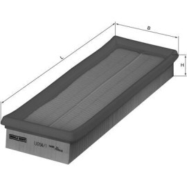 MAHLE Luftfilter LX 704/1 MAHLE Luftfilter LX 704/1
