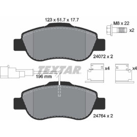 Bremsbelagsatz Ford P. Ka 1.3 Tdci 08 2476401