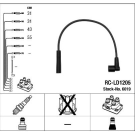 RC-LD1205 NGK - Zündkabelsatz 6019