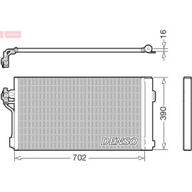 DENSO Klimaanlagenkühler DCN99057