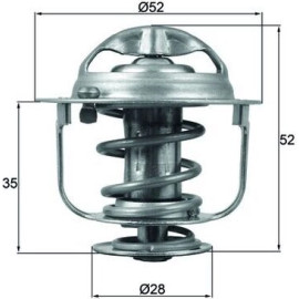 Thermostateinsatz mit Dichtung TX 165 88D