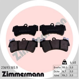 ZIMMERMANN Bremsbeläge 23693.165.9