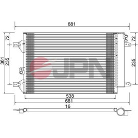JPN Kondensator, Klimaanlage 60C9138-JPN