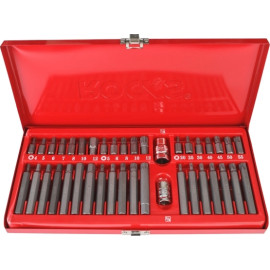 Bitsatz Torx, Hex, Spline, 40-Teilig OK-01.0040