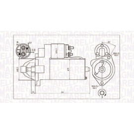 MAGNETI MARELLI Anlasser 063720624010