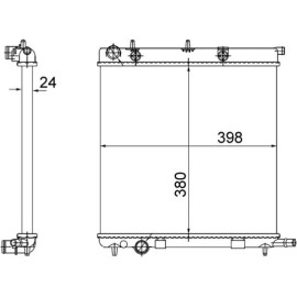 MAHLE Kühler, Motorkühlung CR 556 002S