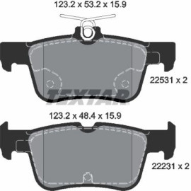 Bremsbelagsatz Ford T. Kuga 1.5-2.0 Tdci 13 2253101