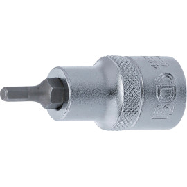 BGS Bit-Einsatz Antrieb Innenvierkant 12,5 mm (1/2 ) Innensechskant 4 mm 4250
