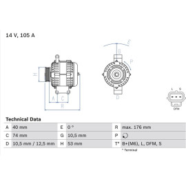 Lichtmaschine 0 986 042 790