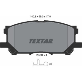 Bremsbelagsatz Toyota P. Lexus Rx300 03 2373401