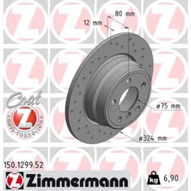 11 482 034 Sport Bremsscheibe HA Sport O 150.1299.52 11 482 034 Sport Bremsscheibe HA Sport O 150.1299.52