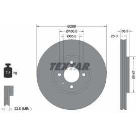 Bremsscheibe 92302303