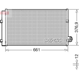 DENSO Kondensator, Klimaanlage DCN05106