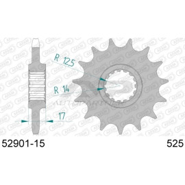 AFAM Ritzel 15 Zähne 52901-15
