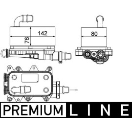 MAHLE Ölkühler, Automatikgetriebe CLC 18 000P