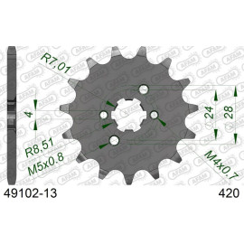 AFAM Ritzel 13 Zähne 49102-13