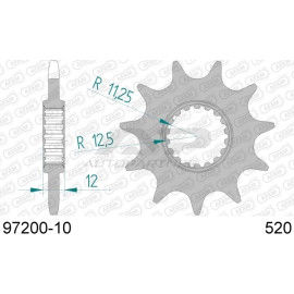 AFAM Ritzel 10 Zähne 97200-10