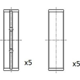FAI AutoParts Kurbelwellenlager BM1027-STD