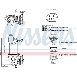 Nissens AGR-Ventil 98359 Nissens AGR-Ventil 98359