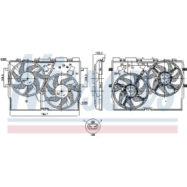 Kühlerlüfter PKW 850004