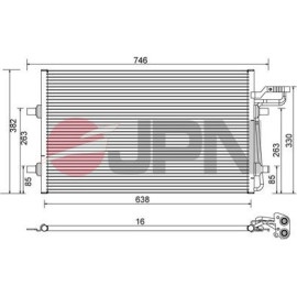 JPN Kondensator, Klimaanlage 60C9147-JPN
