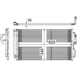 Kondensator, Klimaanlage AC 652 000S