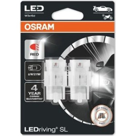 W21W OSRAM LED Red 12V 7505DRP-02B
