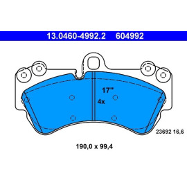 Bremsbelagsatz Porsche P. Cayenne 3,2-4,8 03-10 13.0460-4992.2