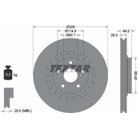 Bremsscheibe 92259405 Bremsscheibe 92259405