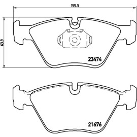 BREMBO Bremsklötze VA P 06 042