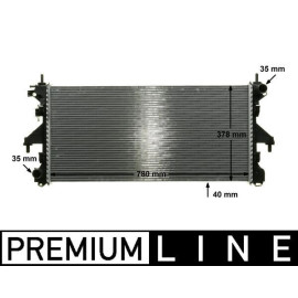 Kühler, Motorkühlung CR 887 000P
