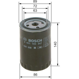 Ölfilter 0 451 103 347