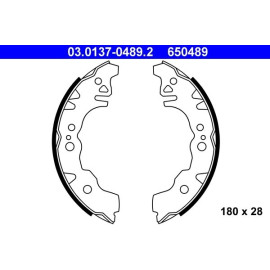 Bremsbackensatz 03.0137-0489.2