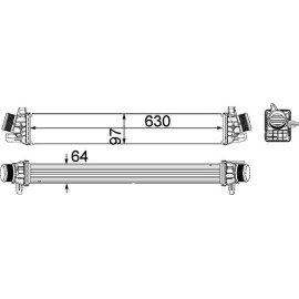 Ladeluftkühler CI 259 000P