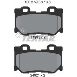Bremsbelagsatz Nissan T. 370Z/Infiniti Fx/G37/Q70 09 2499501
