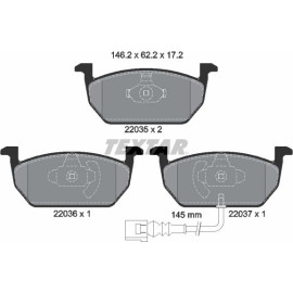 Bremsbelagsatz Vw P. Golf Vii/Leon 13-/Octavia 14 2203501