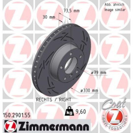 ZIMMERMANN Bremsscheibe 150.2901.55 ZIMMERMANN Bremsscheibe 150.2901.55