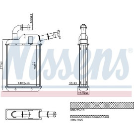 Heizkühler PKW 707279