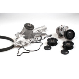 HEPU Wasserpumpe + Keilrippenriemensatz PK01390