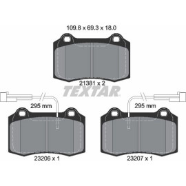 Bremsbelagsatz Alfa S. 147 02/03- 3.2 2138103