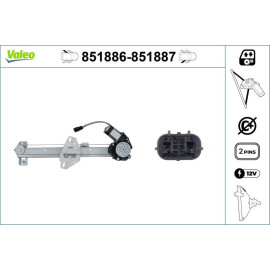 VALEO Fensterheber 851887 VALEO Fensterheber 851887