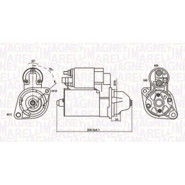 MAGNETI MARELLI Anlasser 063721412010
