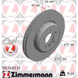 ZIMMERMANN Bremsscheibe 150.3483.32 ZIMMERMANN Bremsscheibe 150.3483.32