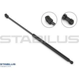 Stabilus Gasdruckfeder (Gasfeder), Haubendämpfer vorne, 290 N, 697 mm - 712224