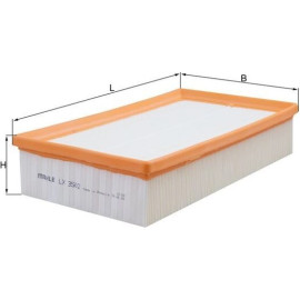 MAHLE Luftfilter LX 3502 MAHLE Luftfilter LX 3502