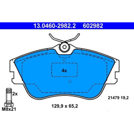 Bremsbelagsatz Vw P. T4 1.9-2.5 D 90-03 13.0460-2982.2