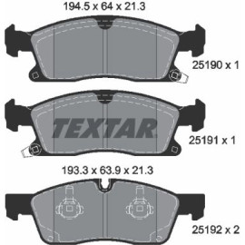 Bremsbelagsatz Jeep P. Grand Cherokee 3.0-6.4 4X4 10 2519001