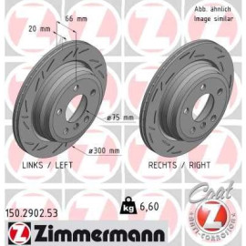 ZIMMERMANN Bremsscheibe 150.2902.53 ZIMMERMANN Bremsscheibe 150.2902.53