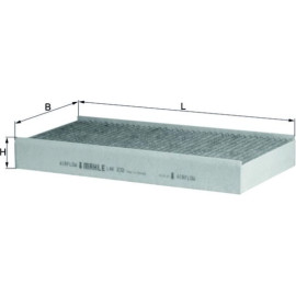 MAHLE Filter, Innenraumluft LAK 232