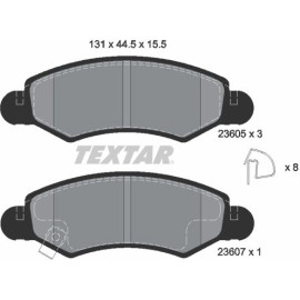 Textar Bremsbelagsatz 2360501 Textar Bremsbelagsatz 2360501